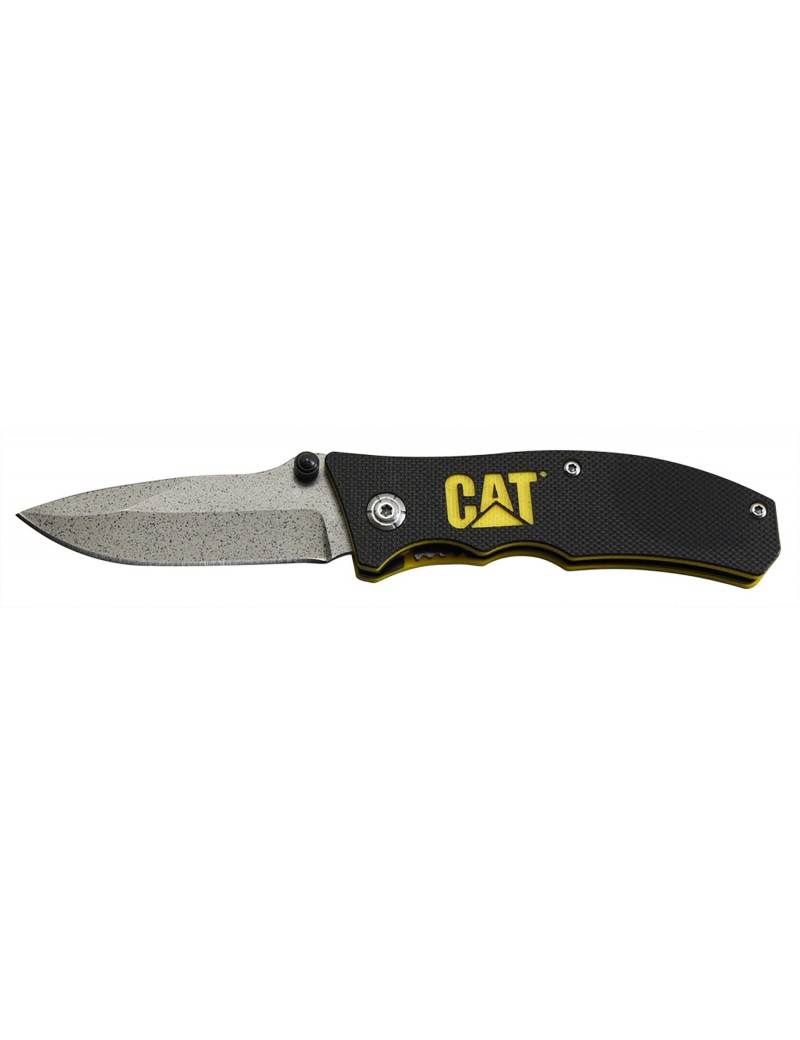 Caterpillar Accessoires - Couteau de poche pliant avec lame de type Tanto CT980047